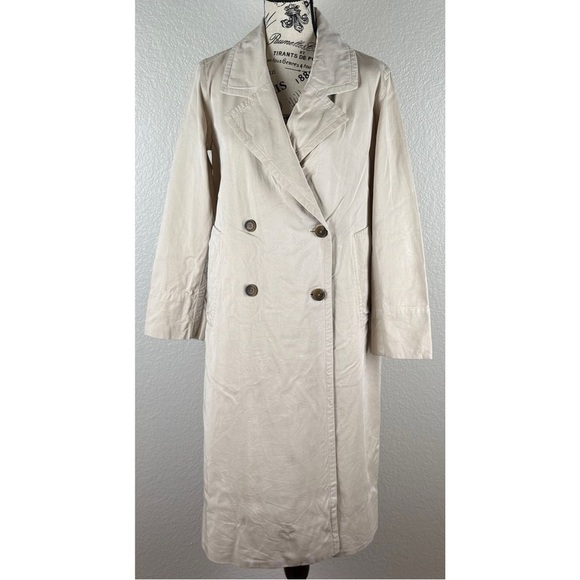 Everlane The Drape Trench Coat In Sandstone, size XS - Picture 4 of 11